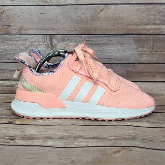 ADIDAS Original U-Path Sneakers ~ Peach ~ Size Women's 7 - Picture 1 of 10